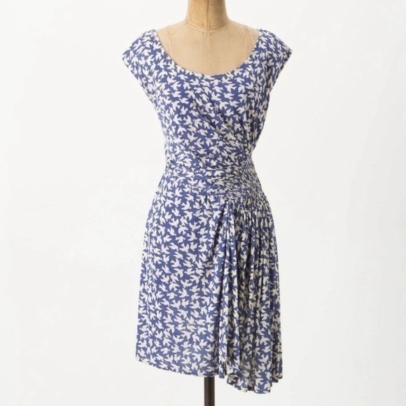 Anthropologie Leifnotes Bird Dress XS - Picture 1 of 8